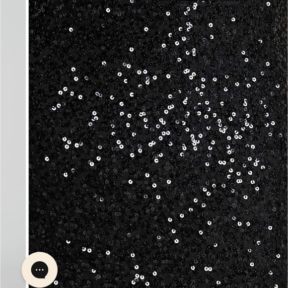 Elegant Black Sequin Evening Dress - Picture 6 of 6